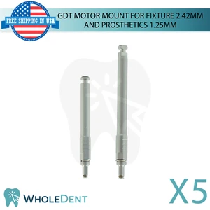 5x GDT Universal Motor Mount Driver Int Hex Fixture 2.42mm & Prosthetics 1.25mm - Picture 1 of 6