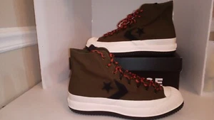 Converse SZ 10.5 Bosey MC Boot High Top Surplus Olive/Campfire Orange  166222C - Picture 1 of 8
