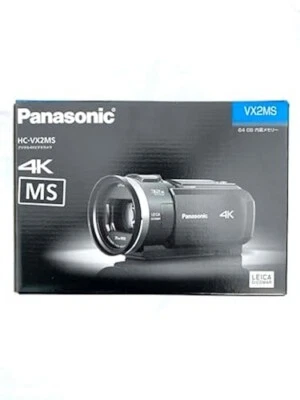 NEW Panasonic 4K Digital Video Camera 24x Optical Zoom Black HC-VX2MS-K  Japan - Image 1 of 4