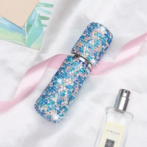 Botella de spray brillante brillante Atomizador Perfume Recargable Botellas vacías 10 ml Portátil - Imagen 1 de 16