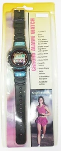 Vintage Sergio Valente Quartz Chrono Alarm Watch - Stop Watch - SEALED! - Picture 1 of 4
