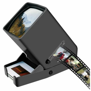 Somikon Mobiler Dia- & Negativ-Betrachter mit LED-Beleuchtung, 3x Vergrößerung - Bild 1 von 6