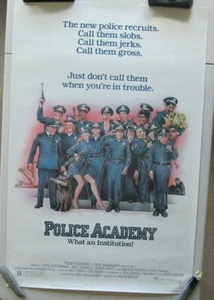 POLICE ACADEMY ORIGINAL ROLLED 27X41 UNUSED MOVIE POSTER 1984 CADET KIM CATTRALL - Picture 1 of 1