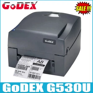 Godex G530U USB Direct Thermal Barcode Printer 2D/1D 300 dpi& 4ips Label Printer - Picture 1 of 7