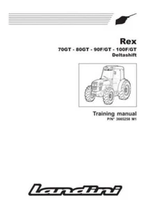 Landini Rex 70GT 80GT 90F/GT 100F/GT Deltashift Workshop Manual - Picture 1 of 4