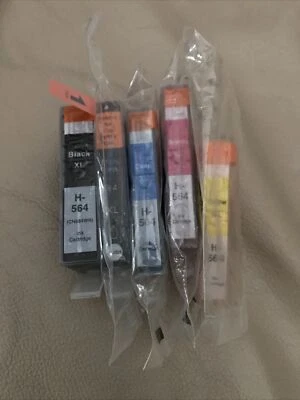 564 Ink Cartridge Set For HP Black XL & Color New Open Box - Image 1 of 2