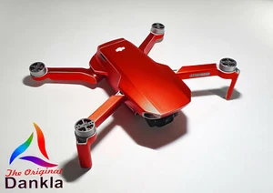 DJI MINI 2 - SKIN - CHROM ROT / CHROME RED - Decal - Wrap - Folie - Picture 1 of 10