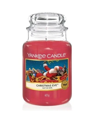 New Yankee Candle Original Christmas Eve Large 623g Jar - Red - Image 1 of 4