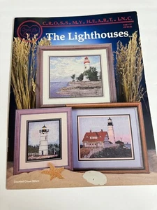 The Lighthouses Seaside Cross My Heart Cross Stitch Pattern Booklet 5 Designs - Picture 1 of 2