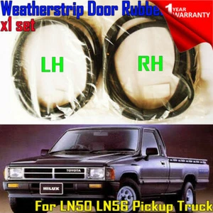 1984-88 FOR TOYOTA HILUX 1 TON PICKUP PAIR RH LH Weatherstrip Door Rubber Seal - Picture 1 of 4
