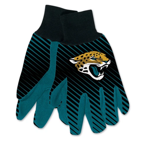 NEW Licensed Football Blue & Black Jacksonville Jaguars Gripped Utility Gloves Cover