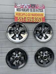 1965 Chevrolet Corvette Set 4 Spinner 15” original Convertible Used Original - Picture 1 of 11