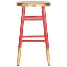 Safavieh 24-inch Emery Red/ Gold Counter Stool - 13.5" x Red 13.5" .5" "