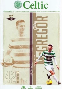 Celtic v Rosenborg 17/18 programme - Picture 1 of 1