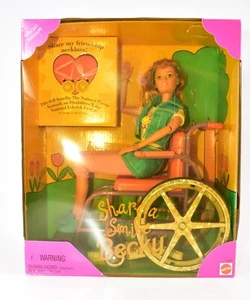 MATTEL 1996 SHARE A SMILE BECKY BARBIE DOLL SPECIAL EDITION  NIB - Picture 1 of 8