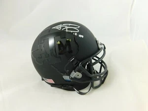 Johnny Manziel Signed Texas A&M Aggies Black Mini Helmet JSA COA NCAA Heisman  - Picture 1 of 3