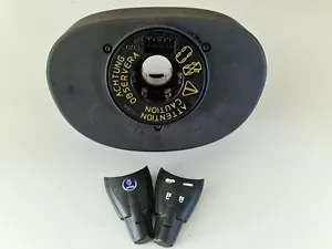 SAAB 9-3 93 03-04 TCS MODULO CIM COMPLETO DI 2 PORTACHIAVI 12800181 AA 433,92 MHz - Foto 1 di 6