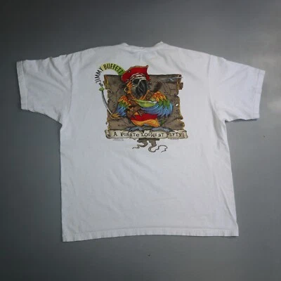 Camiseta Jimmy Buffett Margaritaville A Pirate Looks at Fifty 50 XL Parrot Foto 1 de 4