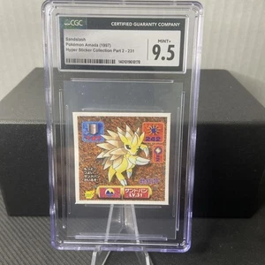 CGC 9.5 Sandslash Pokemon Amada (1997) Hyper Sticker Collection Pt.2 #231 - Imagen 1 de 5