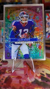 2024 Wild Card Stacked Deck 5 Card Draw Jalin Hyatt 1/1 Rookie Card - Picture 1 of 2