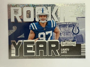 2024 Panini Contenders Rookie of the Year Laiatu Latu #16 - Picture 1 of 2