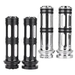 Motorrad 1" Vordere Lenker Handgriff für Harley Touring FLHT FLHR FLHX 1996-2007 - Picture 1 of 10