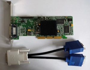 Matrox - G550 Millennium Dual Head G55MADDA32DB 32MB AGP Graphics Card *Tested* - Picture 1 of 6