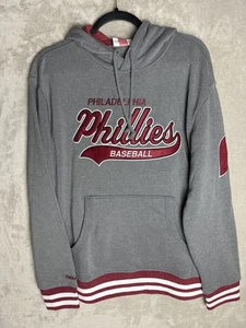Neu mit Etikett MLB Mitchell Ness Philadelphia Phillies altes Logo grau Sweatshirt Medium $ 85 - Bild 1 von 4