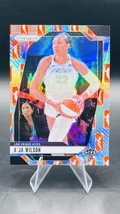 2024 Panini Prizm WNBA - A'ja Wilson #86 WNBA Logo Silver Prizm  - Picture 1 of 2