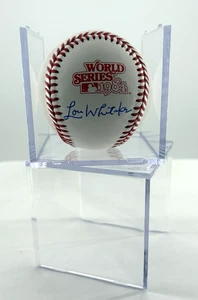 Lou Whitaker Autographed 1984 World Series MLB Baseball Beckett Witnessed - Picture 1 of 5