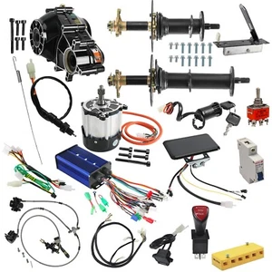 30"" 34"" 40"" Hinterachs-Kit 1000W 1500W Elektro Dreirad Differenzial Motor Dolly - Bild 1 von 36