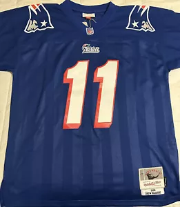 DREW BLEDSOE MITCHELL & NESS PATRIOTS AUTOGRAPHED JERSEY FANATICS HOLO LIMITED - Picture 1 of 6
