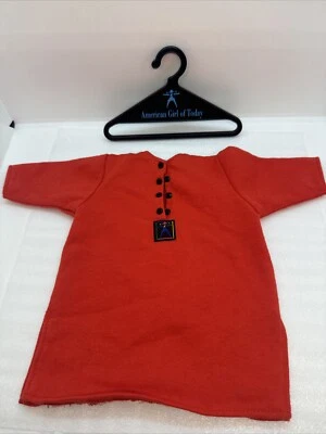 1995 American Girl Pleasant Company Camisón Rojo Dormir Camisa Foto 1 de 4