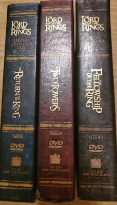 Lord of the Rings Complete Trilogy Special Extended Edition 3-Box Set 12-DVD's  - Image 1 of 3