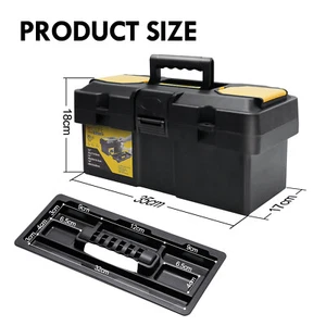 Werkzeugkoffer 13" Toolbox Werkzeugkiste Werkzeugbox Werkzeugkasten Lagerkiste - Bild 1 von 7