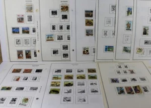 BOTSWANA LOT USED CIRCULATED 69 stamps Taped not glued - Picture 1 of 10