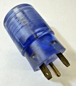 30 Amp RV Plug to 50 Amp Power Socket Adapter 30A Campsite Male to 50A RV Cord - Imagen 1 de 3
