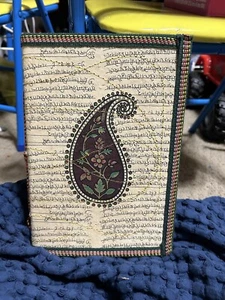 Paisley Block-Printed Cloth Journal - Picture 1 of 6