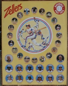 Póster Montreal Expos 1982 puntas profesionales, Gary Carter, Andre Dawson, etc. - Imagen 1 de 4