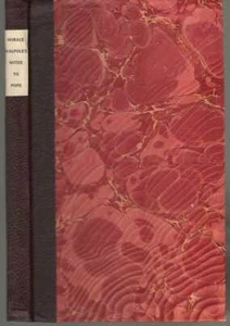Notes on the Poems of Alexander Pope by Horace Walpole - 1876 limited printing - Picture 1 of 2