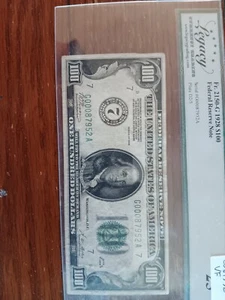 1928 $100 One Hundred Dollar Chicago "Redeemable in Gold" FRN **528-5 - Picture 1 of 6