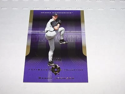 2004 Ultimate RANDY JOHNSON #110 Gold Variant/50 DIAMONDBACKS-Expos The Big Unit - Image 1 of 2