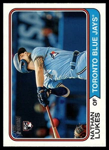2023 Topps Heritage #667 Nathan Lukes RC Toronto Blue Jays - Picture 1 of 2