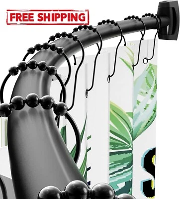 Barra de ducha resistente a la oxidación, espacio adicional en la ducha, preto - Imagem 1 de 4