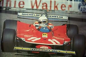 Jody Scheckter Ferrari / Monaco Monte Carlo   Poster Weltmeister 1979