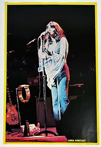 LINDA RONSTADT Vintage Poster Living In USA Concert Tour 1979 Country Rock - Bild 1 von 9