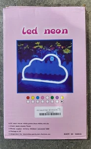 Neon Signs LED Light Wall Decoration for Event Party Holidays Soft White Cloud - Picture 1 of 2