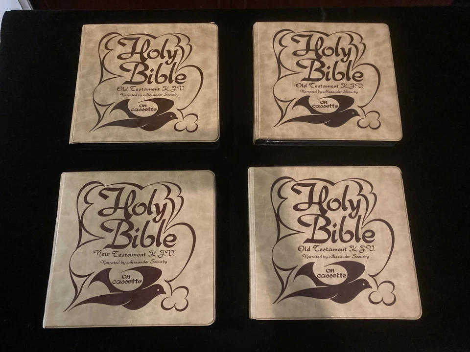 Holy Bible Old & New Testament on 48 cassette tapes KJV 1983  vintage - Image 1 of 2