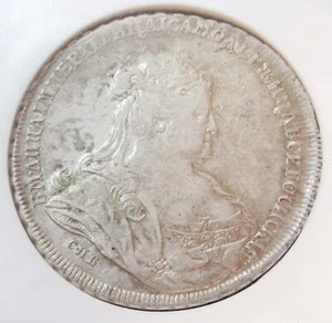 Russia: Anna Rouble 1738-CПБ AU50 NGC, St. Petersburg mint, KM204, Bit-234 (R). - Picture 1 of 4