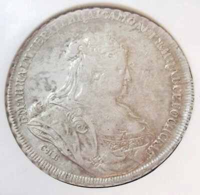 Russia: Anna Rouble 1738-CПБ AU50 NGC, St. Petersburg mint, KM204, Bit-234 (R). - Image 1 of 4
